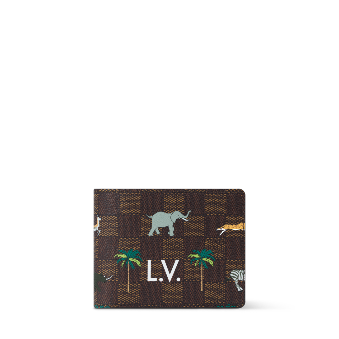 LOUIS VUITTON ルイヴィトン ヴェルニ リード PM アマラント Multiple Wallet x The Darjeeling Limited Damier Other - For Him